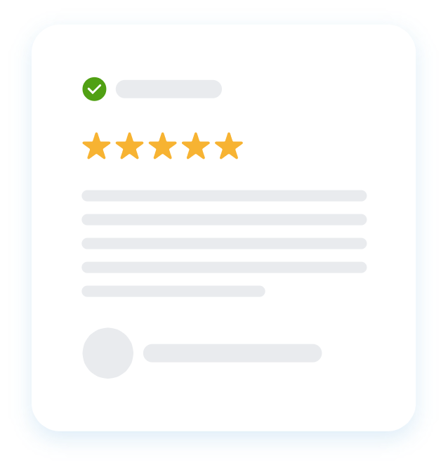 Reviews and Ratings infographic